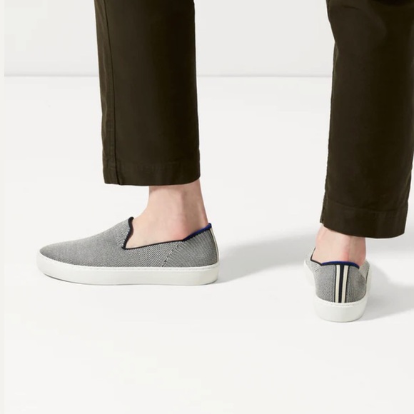 Rothy’s original slip on sneaker size 6.5 in EUC in anchor - Picture 2 of 9